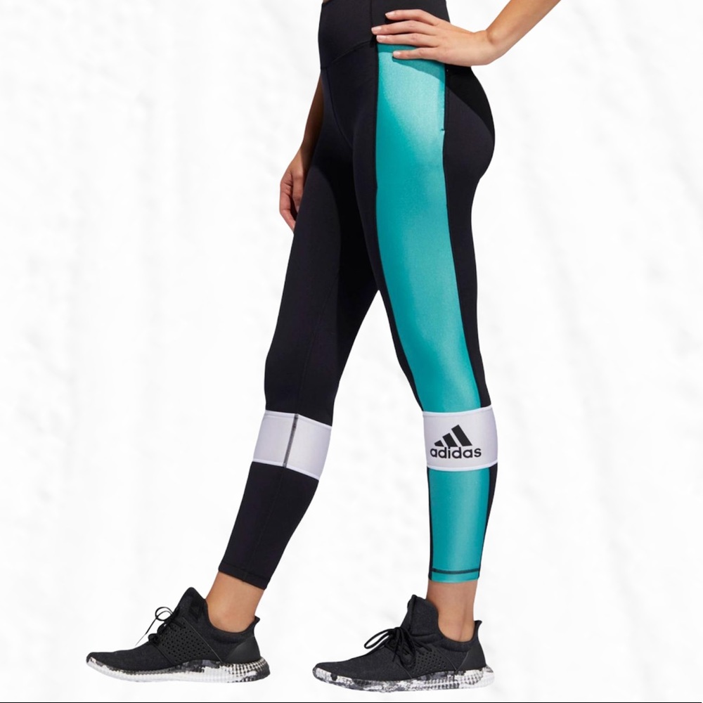 NWT adidas Believe This High Rise Block Leggings